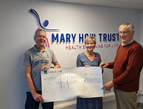 PCaSO continues to support the Mary How Trust